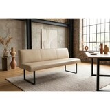 thumbnail of KAWOLA Esszimmerbank ELEEN Leder beige 223cm