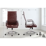 thumbnail of Sedia ufficio Kolumbus in similpelle bordeauxrot