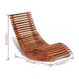 thumbnail of vidaXL Schaukelliege Akazienholz