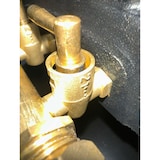 thumbnail of Cucina a gas in ghisa KEMPER da 8,6 kW, per catering, 3 gambe, 3 rubinetti in ottone