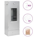 thumbnail of vidaXL BBQ-rookoven met houtsnippers 44,5x29x110 cm staal