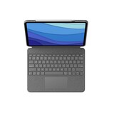 thumbnail of Logitech Combo Touch Tastaturcase Trackpad fuer iPad Pro 12,9â€œ (5./6. Gen) Grau