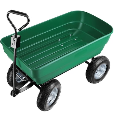 tectake Carrettino Tummi con pneumatico gonfiato ad aria, carico massimo 300 kg - 403577