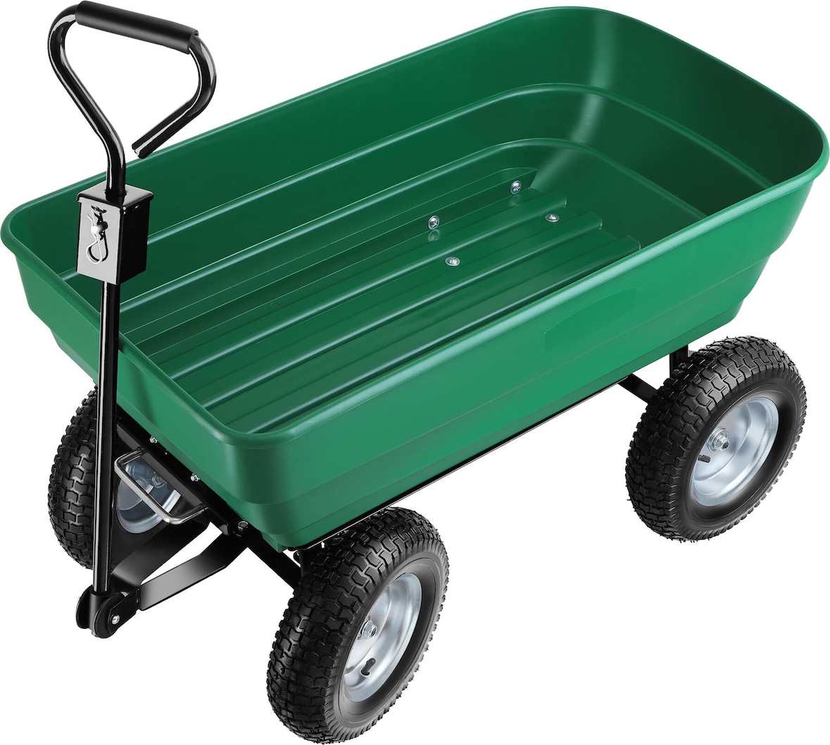 tectake Carrettino Tummi con pneumatico gonfiato ad aria, carico massimo 300 kg - 403577