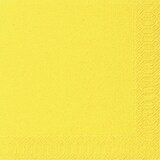 thumbnail of Duni 104059 Servietten 3lagig Tissue Uni gelb, 33 x 33 cm, 20 Stück