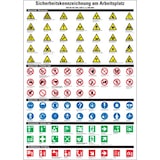 thumbnail of Dreifke® Schild I Aushang Sicherheitskennz.am Arbeitsplatz, deutsch/englisch, Kunststoff, 297x420mm, ASR A1.3, DIN EN ISO 7010