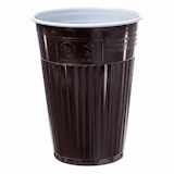 thumbnail of 100x Automatenbecher Thermobecher Heißgetränkebecher braun/weiß 180ml