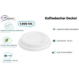 thumbnail of Deckel aus Bagasse 1.000 Stk für Kaffeebecher mit 90mm Durchmesser, umweltfreundlich, kompostierbar