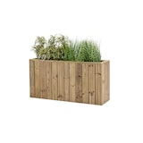 thumbnail of HORTALIA Jardinière d’extérieur en bois Atrium 120 x 34x 40