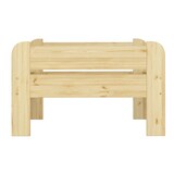 thumbnail of Einzelbett Futonbett 90x200 Kieferbett Massivholz natur Rollrost Matratze 60.39-09FLM