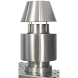 thumbnail of EURAST - Houtskool oven zwart met rooster van 585 x 465 en vlamdoorkits - 700x610x1100 mm - 5210105C