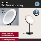 thumbnail of Paulmann Miroir cosmétique LED Masua  IP44  White Switch 55lm 230V 4W  Noir mat 71151