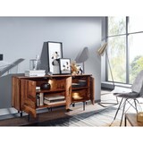 thumbnail of WOHNLING Sideboard 148x72x40 cm Holz Massiv Kommode Anrichte Modern Standschrank