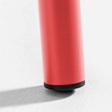 thumbnail of Mesa de jardín rectangular de metal rojo - Oviala