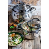 thumbnail of ELO Topfset Mystery, Edelstahl, 3 teilig ( Ø16 cm/ Ø20 cm/ Ø24 cm), induktionsfähig, backofenfest