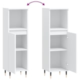 thumbnail of vidaXL Badschrank Weiß 30x30x100 cm Holzwerkstoff