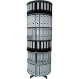thumbnail of Ordner-Drehsäule, 6 Etagen, Ø810mm, grau