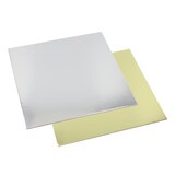 thumbnail of 50 Tortenplatten eckig 0,3 cm x 28 cm x 28 cm gold/silber