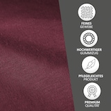 thumbnail of Spannbettlaken Jersey 100% Baumwolle 90-100x200 cm Bordeaux Rot 2er Pack
