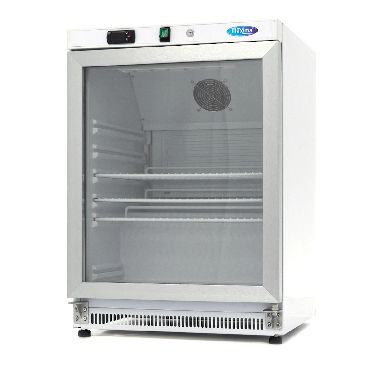 Mini koelvitrine 200 liter - wit - Maxima. Maxima