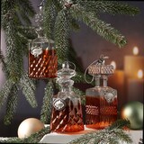 thumbnail of Weihnachtsbaumschmuck BOURBON Flasche Glas Weihnachtskugel lustig