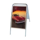 thumbnail of Stop-trottoir, pliable - argent sim. RAL 9006 - 500 x 700 mm - VKF Renzel