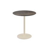 thumbnail of Urban table de bistrot avec piètement sable + plateau HPL aspect bois Ø70 cm - Veba - Bois Foncé - l0- L- P- h