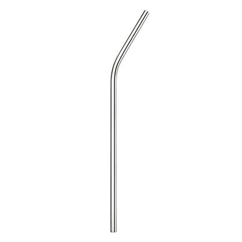 Paille inox standard 215x6mm courbée marque française | Novela Global | Offre Pro: Argent