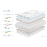 thumbnail of Quantum Hochdicht Memory-Schaum Matratze - 90X200 cm - Moonia