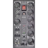 thumbnail of Renkforce 1015A-CMB-SXMS Master/Slave-Steckdosenleiste 10fach Schwarz, Aluminium Schutzkontakt 1 St.