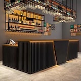 thumbnail of 【H ZJX 160】Bartheke Eisenkunst Kassen Restaurant Billardhalle Empfangstheke Theke