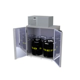 thumbnail of hefa Fasskühler FK 2 Typ 1 H steckerfertig verzinkt für 2 Fässer 50 Liter zerlegbar