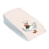 thumbnail of 500x Hähnchenbeutel Warmhaltebeutel für ganzes Huhn 13+8x28 cm 2-lagig