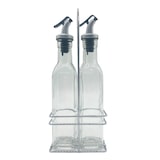 thumbnail of METRO PROFESSIONAL Menageset olie- en azijnschenker, roestvrij staal/glas, 5.5 x 11 x 22.7 cm, 280 ml