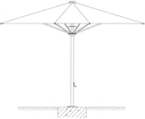 thumbnail of Décoshop26 - XXL Luxus-Sonnenschirm 5x5m (Ø7,2m) zur Befestigung an Betonfundamenten Polyester/Aluminium 75kg beige 04_0003353