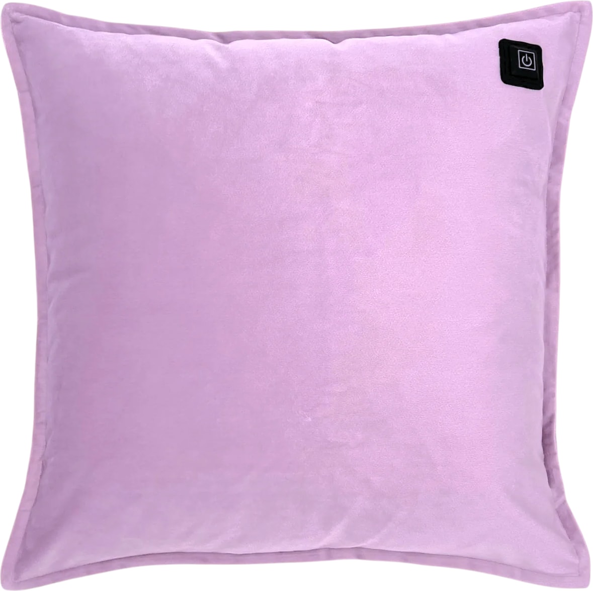 Kabelloses Heizkissen mit Akku (10.000mAh) - Samt Lila - Wärmekissen 45x45cm inkl. 2,5m USB-Kabel