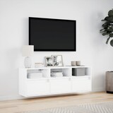 thumbnail of vidaXL TV-Wandschrank mit LED-Beleuchtung Weiß 130x31x45 cm