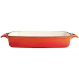 thumbnail of Vogue rechthoekige gietijzeren ovenschaal oranje 2,8L