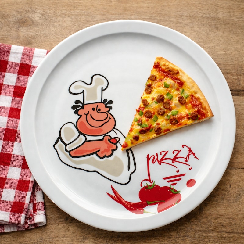 6er Set Alberto Pizzateller Ø30,5cm 6 Personen XL-Teller Platte groß Pizzabäcker