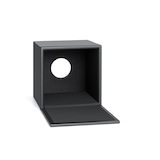 thumbnail of Elegante Taschentuchbox SHAPE Kunstleder Schwarz magnetischer Deckel
