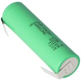 thumbnail of INR18650-25R 2500mAh 3,6V - 3,7V ungeschützt mit Lötfahne U Form, 64,85x18,3mm