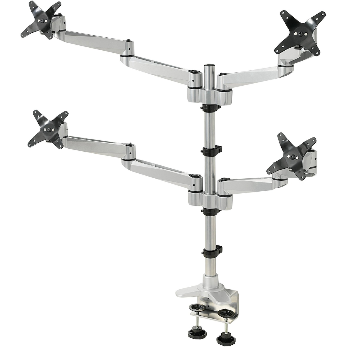SpeaKa Professional SP-1624824 Swivel 4 fach 4fach Monitor-Tischhalterung 25,4 cm (10") - 68,6 cm (2