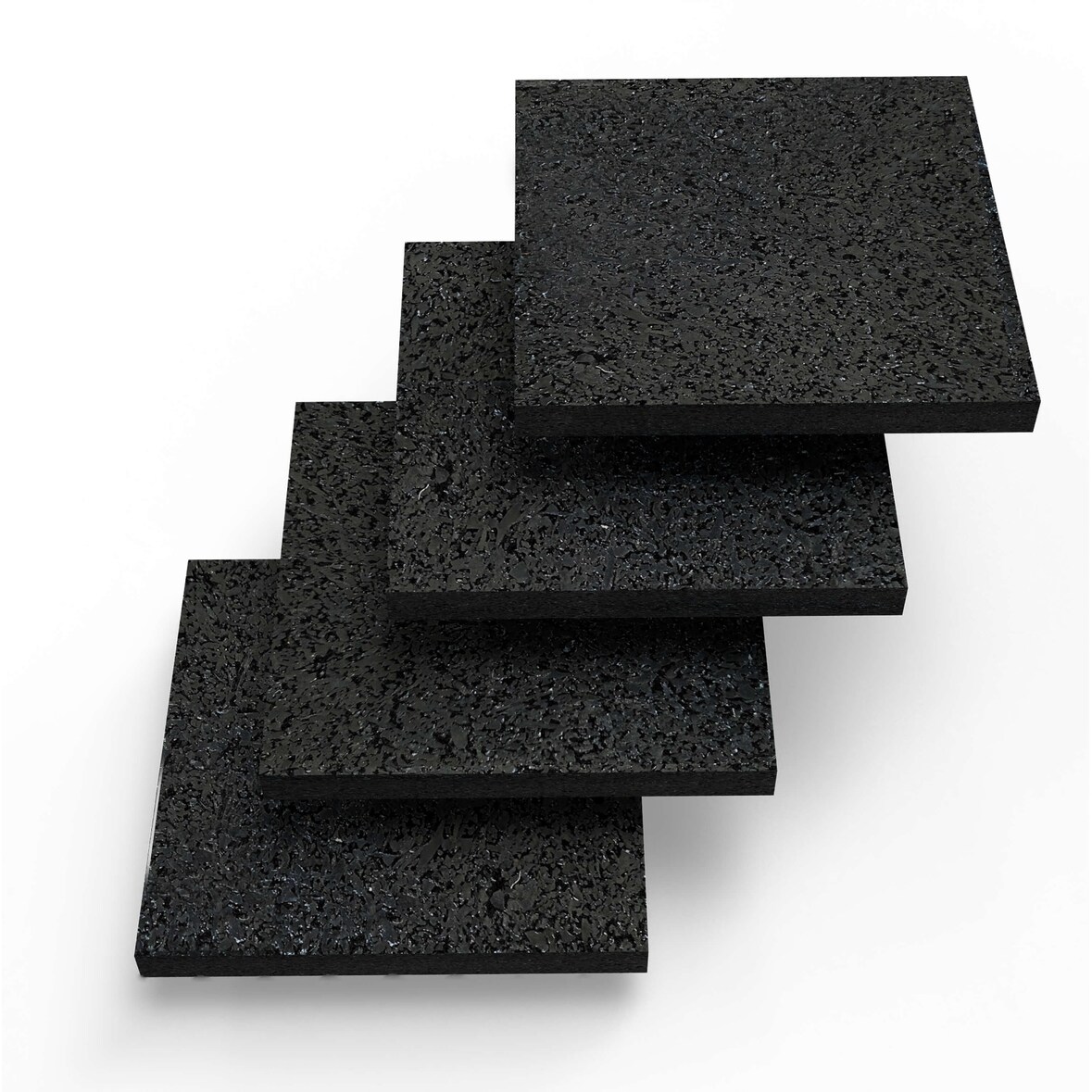 BAUHELD Schwingungsdämpfer Pads 90 x 90 x 10 mm 4 Stück