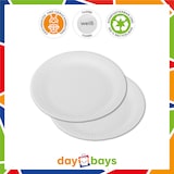 thumbnail of DayBays 100 Stk. Pappteller rund Ø30 cm 2 cm tief weiß ohne Beschichtung