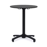 thumbnail of METRO PROFESSIONAL Gastro Klapptisch mit Tragegriff Massini, Alu, Ø 70 x 74 cm, HPL Tischplatte, schwarz