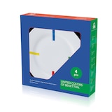thumbnail of Benetton - Set mit 16 Speisetellern aus Porzellan