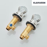 thumbnail of ADRIAN | 3-Loch Badarmatur  großer Schwan Chrom | Hotel Gastronomie luxuriöser Design Wasserhahn Badewanne 2 Griff Mischbatterie Waschtischarmatur