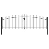 thumbnail of vidaXL Doppelflügel-Gartentor mit Speerspitzen 400 x 200 cm