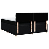 thumbnail of vidaXL Boxspringbett mit Matratze Schwarz 180x200 cm Stoff
