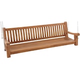 thumbnail of Schaukelbank MUVER - Holz Teak 200x70x62 cm | Hängebank Gartenschaukel Zum Aufhängen Veranda-Schaukel